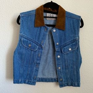 VINTAGE B&B Dry Goods Jean Vest